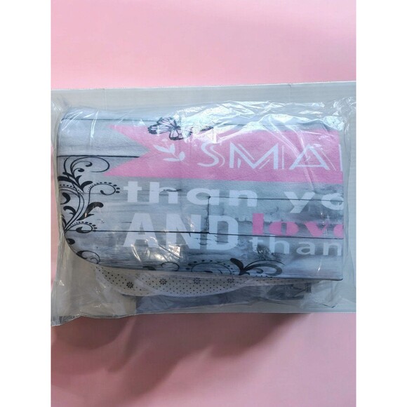 4-Pcs. Inspirational Quotes Shower Curtain Set - Picture 10 of 11